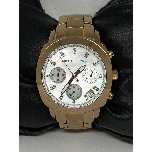 Michael Kors MK5336 Women's Gold Stainless Steel Analog Dial Quartz Watch LB342 - Picture 1 of 12